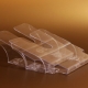 Dieser Prospekthalter aus transparentem Plexiglas, zusätzlich haben Sie die Möglichkeit, das Display um weitere Prospektfächer zu erweitern.