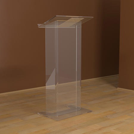 Podium für Konferenzen, Vorstellungen, Reden, Veranstaltungen. Empfohlen für Behörden, Firmen, Stiftungen, Hotels.